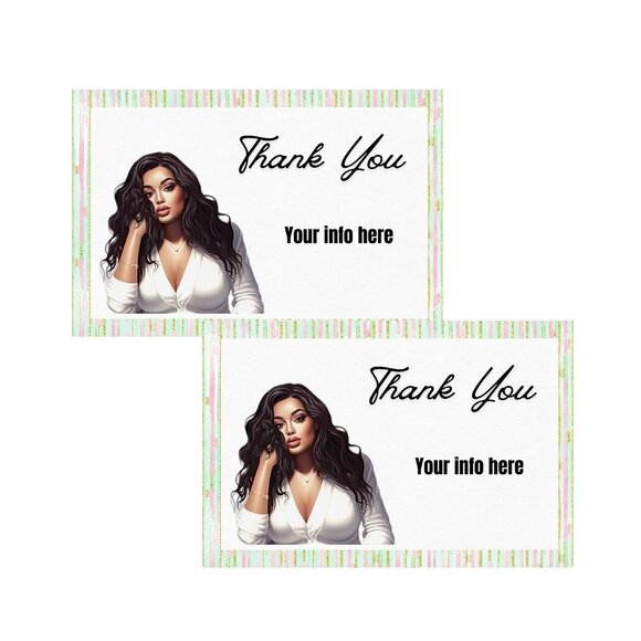 1x THANK YOU CARDS - Picture 1 of 3
